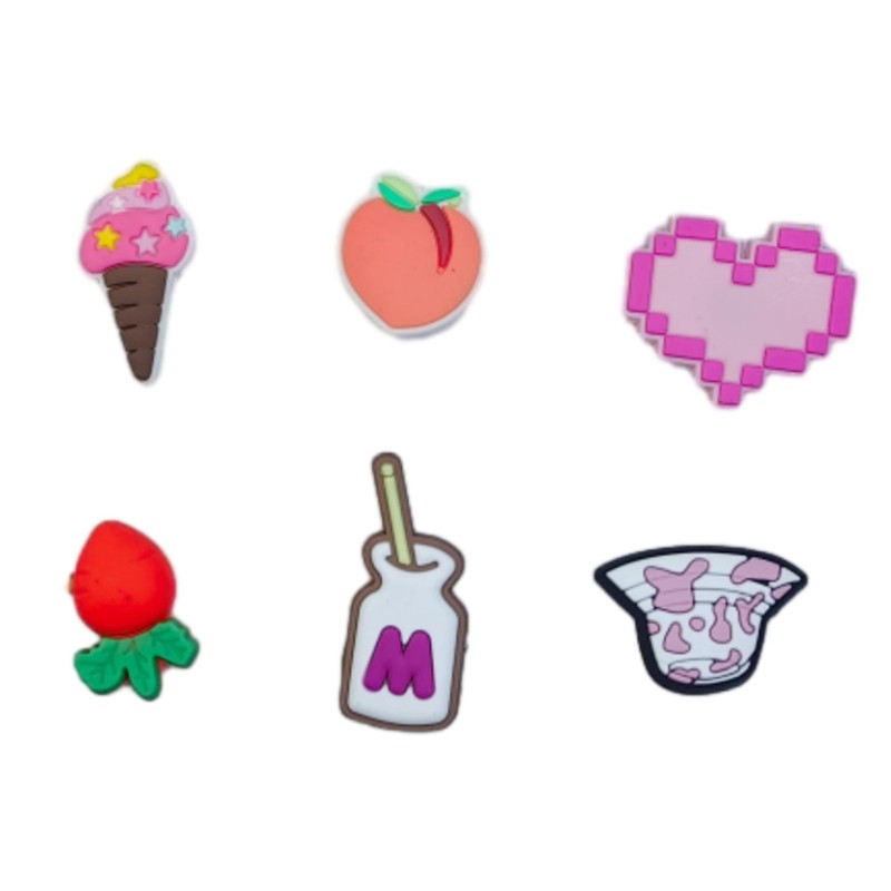 KEJITOUDM 30Pcs Random Cute Charms Used for Shoe Bracelet Wristband