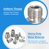 PATIKIL 304 Stainless Steel Forged Pipe Fitting, M12x1.75 Female to