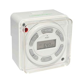 LOWENERGIE 12V DC Digital 7 Day Programmable Timer Switch 16A