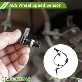 X AUTOHAUX No.13346945 ABS Wheel Speed Senor for Buick Verano 2012-2014 Rear Left Right ABS Sensor Anti-lock Braking System Sensor 1 Pcs