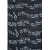 GlamLondon Music Print Scarf, Musical Note Printed Scarves, Ladies Soft