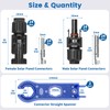 Elecoutek Solar Plug Set for 2.5/4/6 mm² Solar Cable, Solar