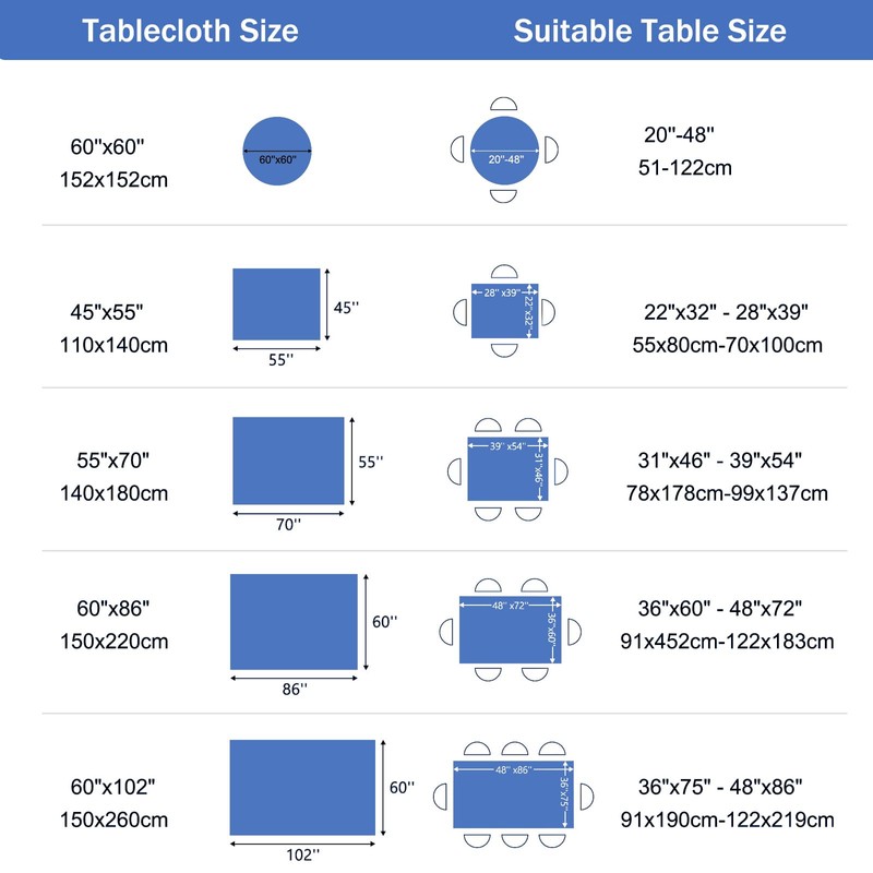 Green Leaf Wipe Clean Table Cloths - 140x180cm, Waterproof, Washable,