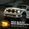 4PCS 12 Strobe LED Amber Hazard Beacon Emergency Flashing Side