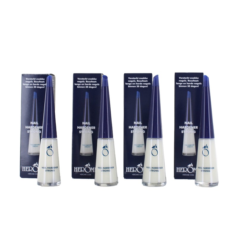 Herome 4 Pack Nail Hardener Strong Nail Strengthener Guaranteed Solid