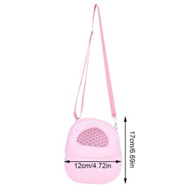 Hamster Travel Carrier Wearable Hamster Carry Pouch 16×9×8 Rat Carrier Hamster Hedgehog Ferret Sleep Traveling Bag Pocket