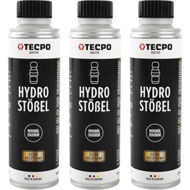 TECPO 3 x Hydro Tappet Ester Additive, 300 ml - For Eliminating Disturbing Rattling Noises
