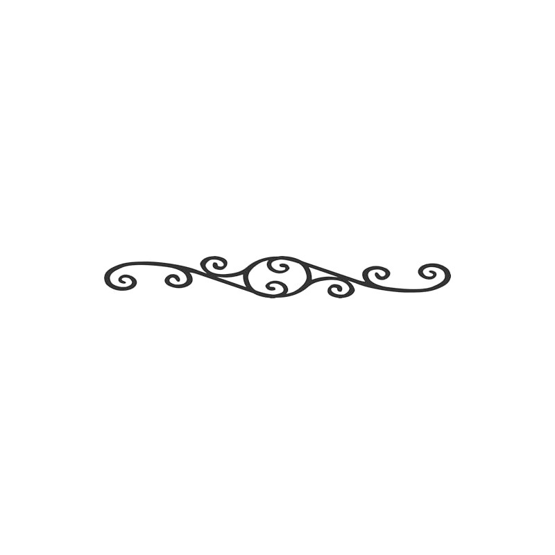 Decorative Scroll 36" scroll 4.4" tall or wide depending on