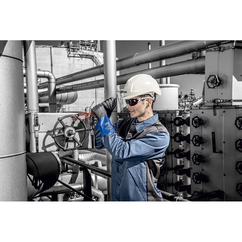 Uvex UX-OO-Pheoscx_S PHEOS safety glasses, gray / steel blue, one