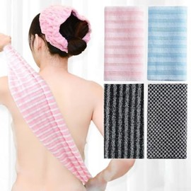 Toalla Exfoliante Japonesa Doble Cara 100cm for suave Toalla(Strips)