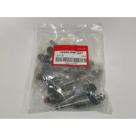 OEM 6 NEW OEM FUEL INJECTORS 16450-R9P-A01 FOR 14-20 MDX RLX 15-20 TLX 3.5L V6