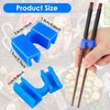 5 Pieces Reusable Chopsticks Helpers Training Chopstick Hinges Connector Easy