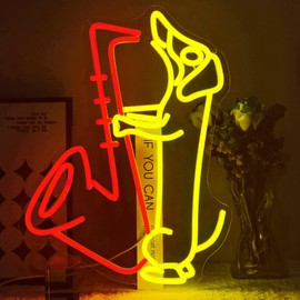 Virlusy Dachshund Neon Sign for Wall Decor - Dimmable Saxophone Led Light Sign for Bedroom, Bar, Pet Shop, Man Cave - Dog Theme Party Decoration Gift for Dog Lovers