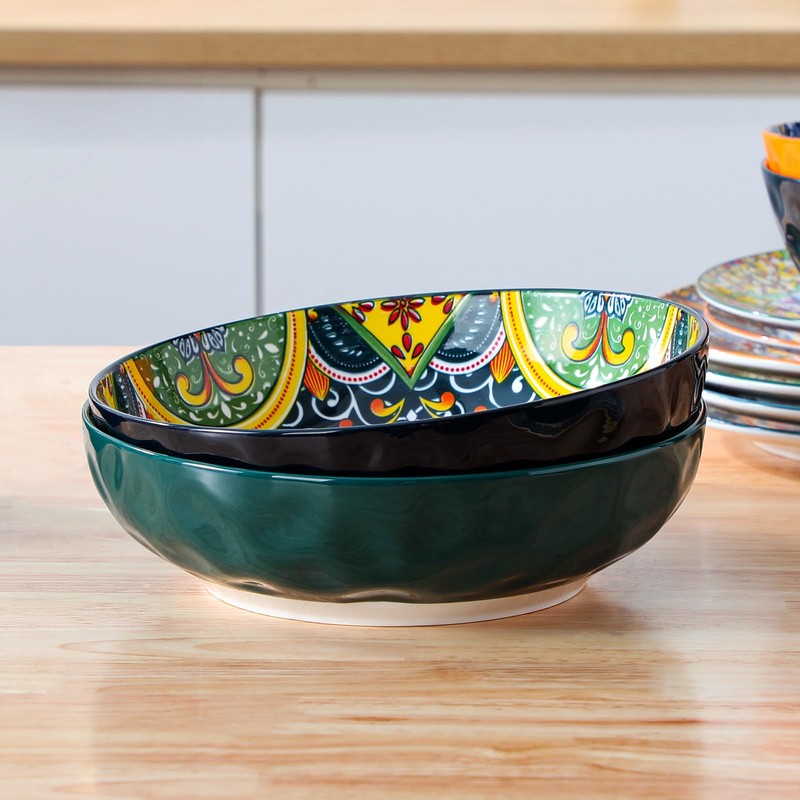 vancasso Large Serving Bowls, 78 Oz Extra Large Salad Bowls