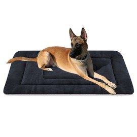 Large Dog Bed Crate Mat Bed Pad 36/42/47 inch Soft Washable Pet Beds Non Slip Mattress Kennel Pads