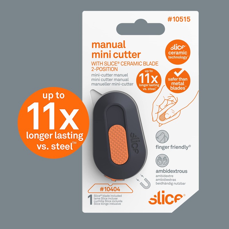 Slice Mini Box Cutter, Manual Retracting, Safe Ceramic Box Cutter
