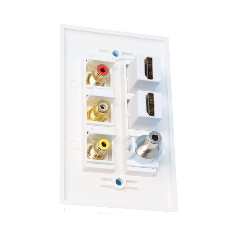 RiteAV 2 HDMI - 1 3.5mm Stereo and 3 RCA