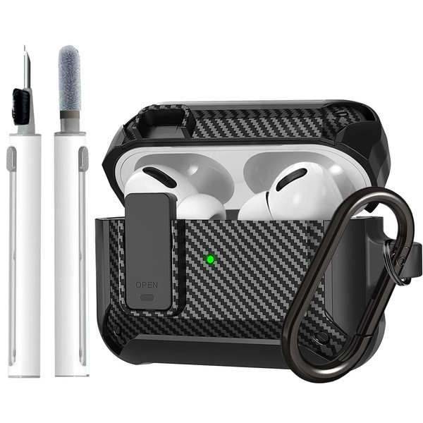 Wonjury Wonjury Airpods Pro 2 Case Cover Lock with Cleaner