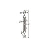 M5 Stainless Steel A4 Turnbuckle with Two Eyelets