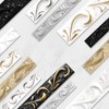 TECDW 118in Flexible Wall Trim,Peel and Stick Wall Molding,Moulding Trim