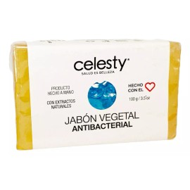 Celesty Kit 25 Pzs Jabón Vegetal Antibacterial 100g Glicerina