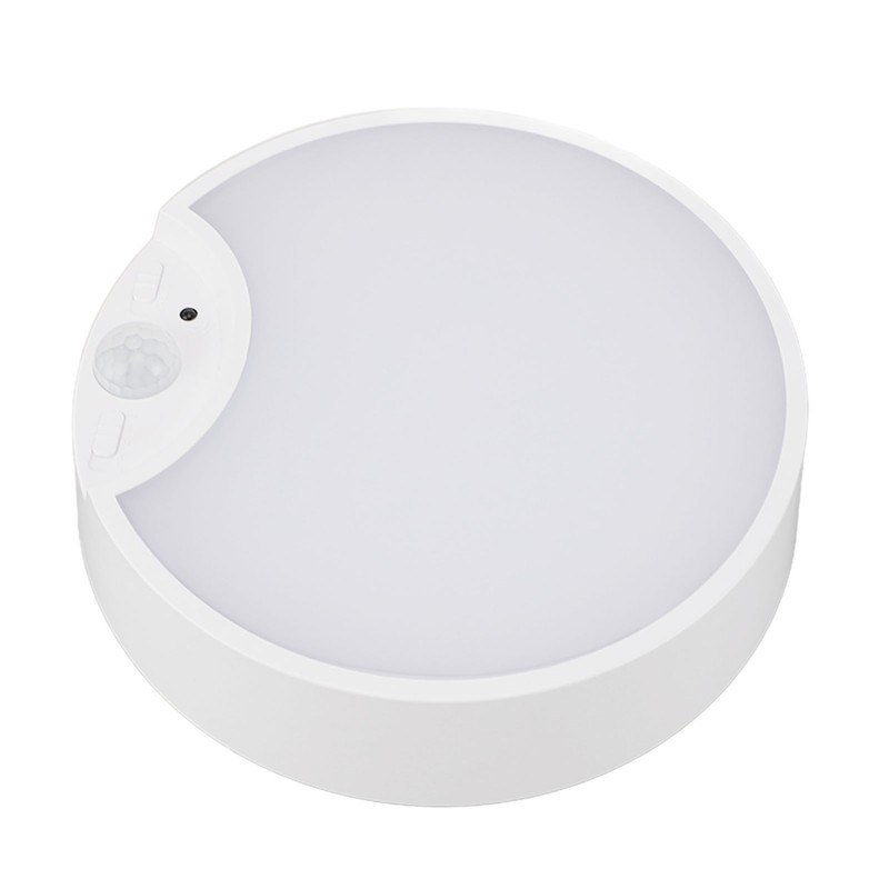 Motion Sensor Ceiling Light Indoor Wireless White LED Battery Powered