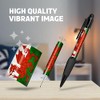 1x Black Ballpoint Pen (Photo Insert) - Distressed Wales Welsh