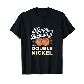 Double Nickel 55th Birthday Born In 1970 T-Shirt