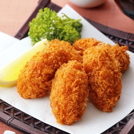 Hiroshima Prefecture Oyster Fry with Clothes, 17.6 oz (500 g), 20 Oysters, Fried Oysters, 20 Pieces