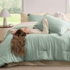Bedsure Bedsure Queen Comforter Set - 7 Pieces Sage Green