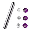 MEYILA Anal Wash Nozzle Aluminum Bend Groove Shower Nozzle Kit,