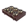 6Pcs Mule Mug Holder Set Sturdy Hammered Cocktail Drink Beer