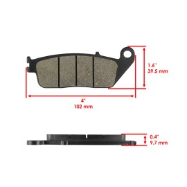 Celox Front Brake Pads for Honda VT750DC Shadow Spirit 750 2001 2002 2003 2004-2009