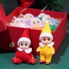 3pcs Christmas Elf Baby Mini Dolls,Christmas Baby Elves Twins Cute
