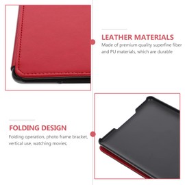 Gatuida Red 5/11 Cover E-Reader Case Screen Shield Superfine Fiber Pu Materials