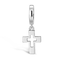 CHAMOON® Charms 925 Sterling Silver Jewellery Pendant Women's Leather Bracelets Charms Sit Non-Slip on the Bracelet Rhodium Plating Protects Against Discolouration and Provides Great Shine, Sterling