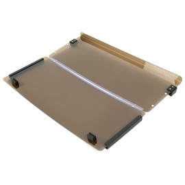 HECASA Front Windshield Compatible with 1986-1994.5 EZGO Marathon Golf Cart Folding Golf Cart Windscreen (Tinted)