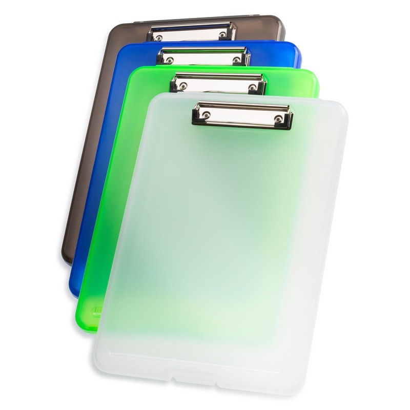 helit H2532009 Clipboard DIN A4 the Clip Grey Translucent Clipboard