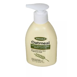 Kissable Colloidal Oatmeal Daily Moisturizing Fragance Free Body Lotion: 8floz