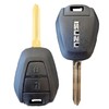 2 Button Remote Key Fob Case and Blade with logo
