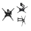 Luxccaiw Full Motion TV Monitor Wall Mount with Smooth Swivel,