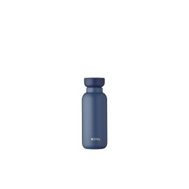 Mepal - Ellipse Insulated Flask - Double-Walled Thermal Water Bottle - Thermos Flask for On the Go - 9 Hours Hot & 12 Hours Cold - Stainless Steel - 350 ml - Nordic Denim