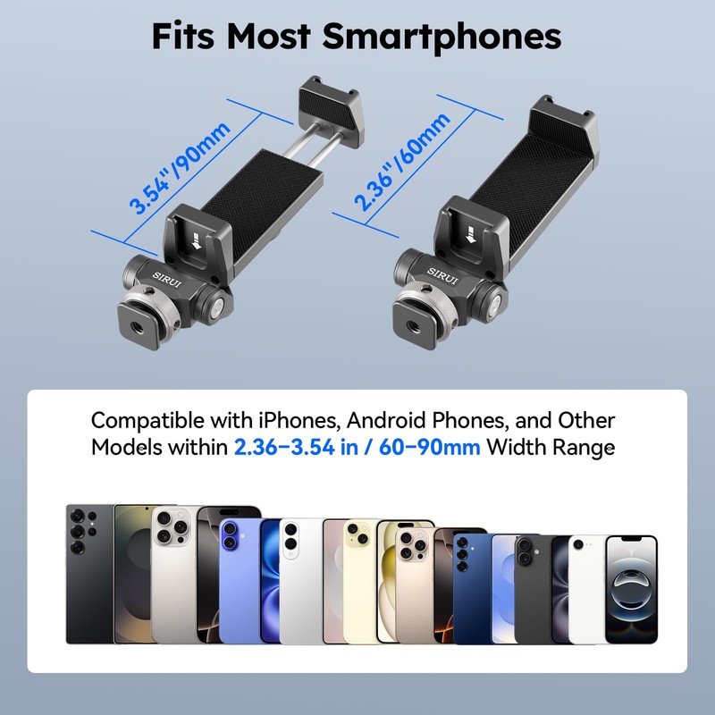 SIRUI Cold Shoe Phone Clamp