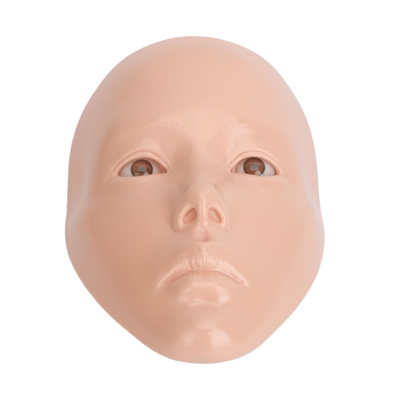 5D Cosmetic Practice Face Set Silicone Reusable Makeup Mannequin Face