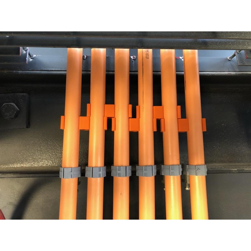 Rack-A-Tiers Slammers Rigid/PVC Conduit Spacer with Support Hole - 50