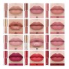 Set De 12 Labiales Mate De Larga Duración Pintalabio Regalo
