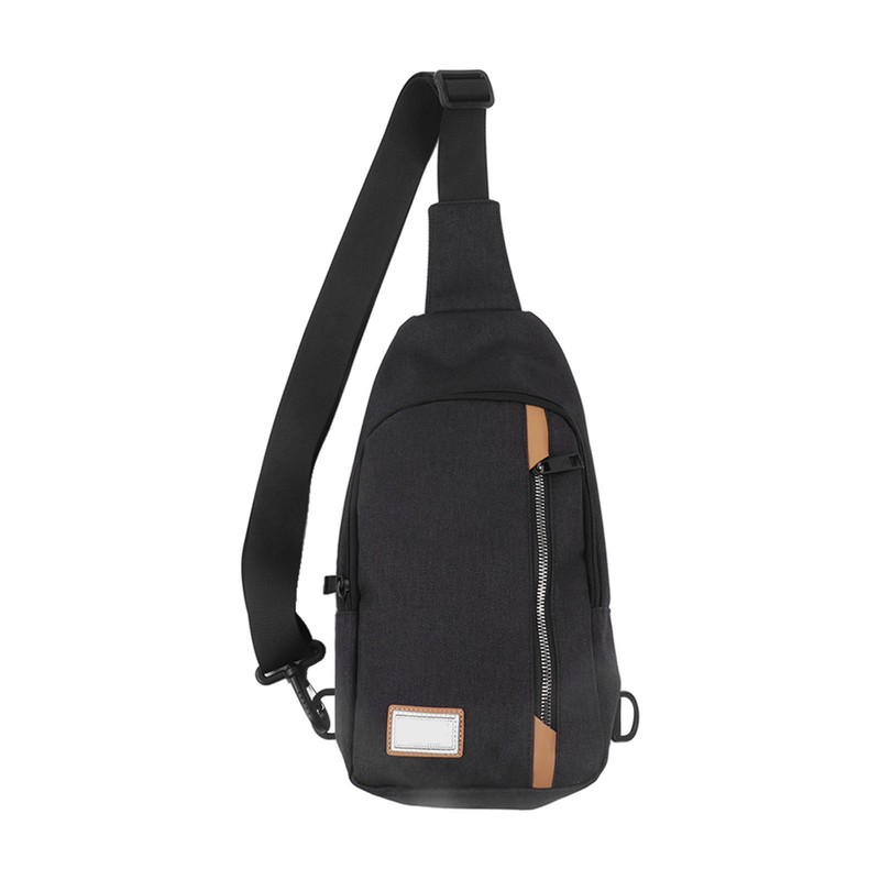 GOLDEN WOLF Chest Sling Bag Adjustable Shoulder Strap Waterproof Messenger