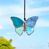 H&D HYALINE & DORA Butterfly Stained Glass Window Hangings Handmade