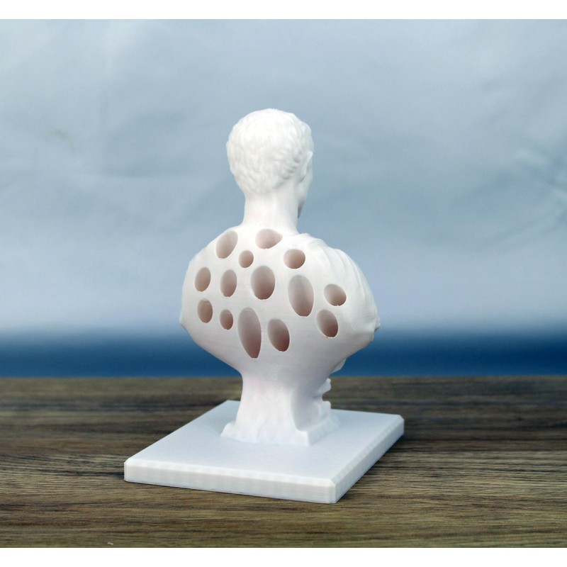 Naturalspring Julius Caesar Pen Holder | Bust Statue Pen Holder