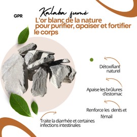 Smoky Kaolin/Kalaba/Mabele/Essbarer Ton/Ton/Calaba - aus Benin